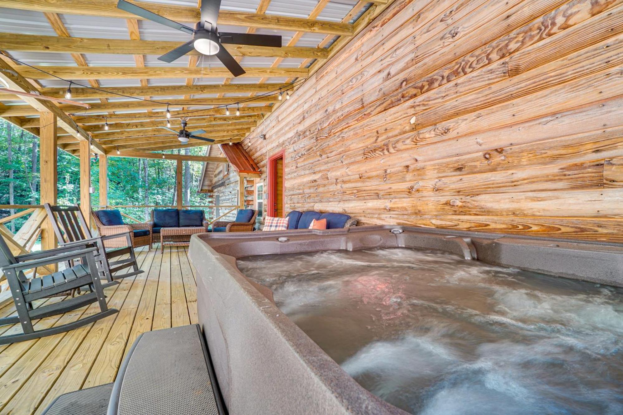 Villa North Georgia Mtn Escape With Hot Tub And Games! à Sautee Nacoochee Extérieur photo